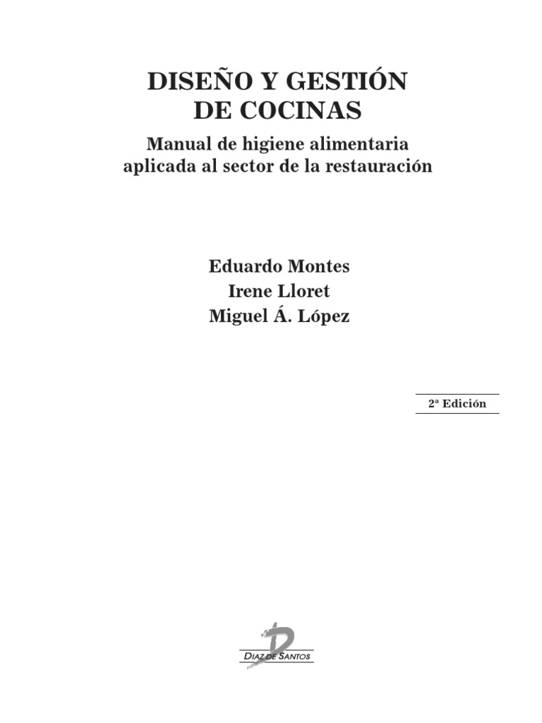 Diseño y Gestion de Cocinas | PDF | Diseño | Lectura (proceso)