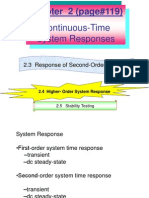 Chapter 2 System IInd Order Responses