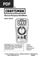 Download Craftsman 82345 Multi Meter manual by feb29 SN15788919 doc pdf