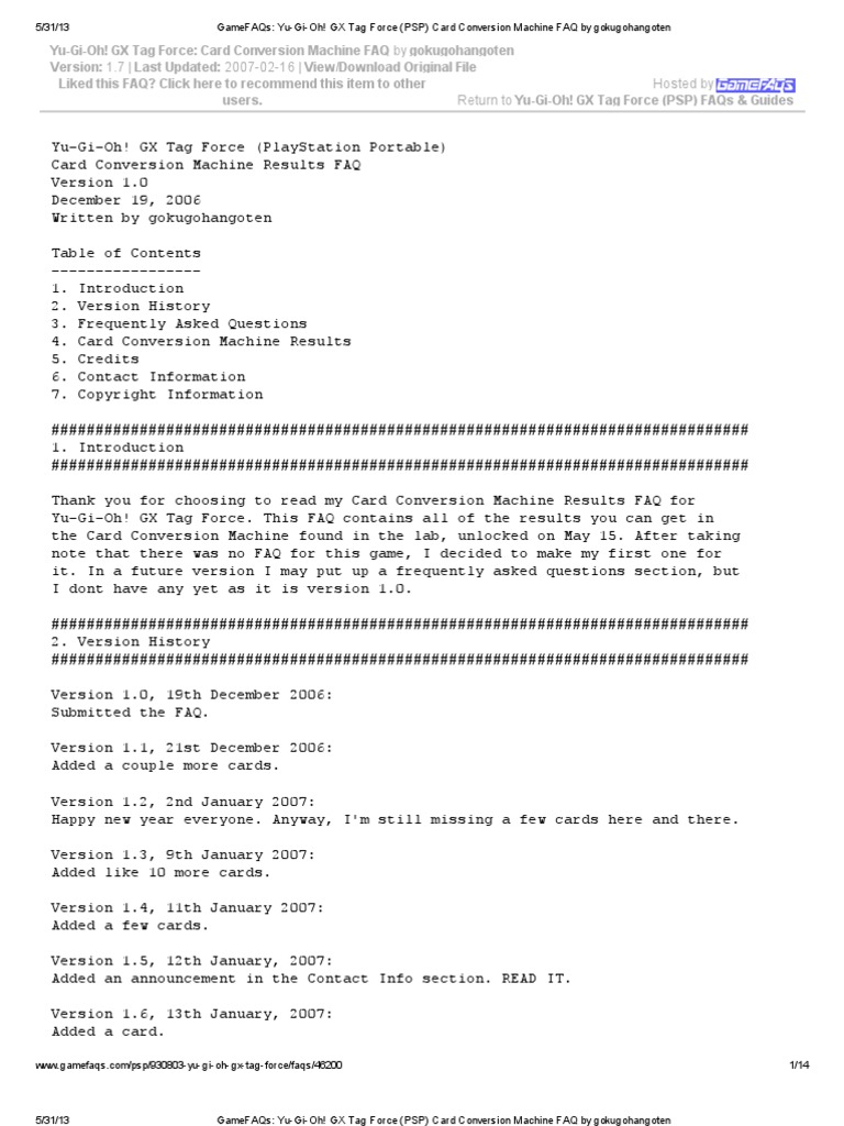 yugioh gx tag force card converter Card Converter Time! (Yu-Gi-Oh! GX Tag Force)