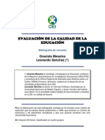 EVALUACIÓN DE LA CALIDAD DE LA EDUCACIÓN