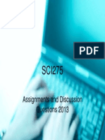 Assignments and Discussion Questions 2013