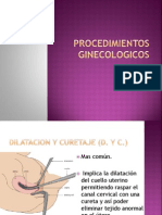 Procedimientos Ginecologicos