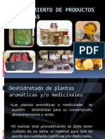 Deshidratado de Plantas Medicinales