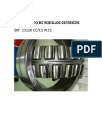 Rodamientos esféricos SKF 23226 CC/C3 W33 configuración