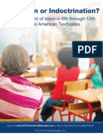 Report About Islam in Public School Textbooks