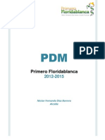 Plan de Desarrollo de Floridablanca 2012 2015