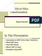 The Hit-or-Miss Transformation: Shape Detection