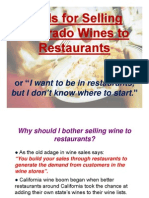 Wine Sales to Restaurants 09