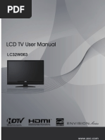 AOC LCD TV LC32W063 User Manual