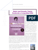 Premio Emakunde a María José Urruzola