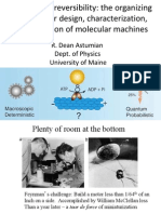 Microscopic Reversibility: The Organizing Principle For Design, Characterization, and Operation of Molecular Machines