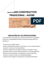 Sistemas Constructivo Tradicional-Adobe