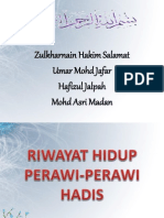 Riwayat Hidup Perawi Hadis