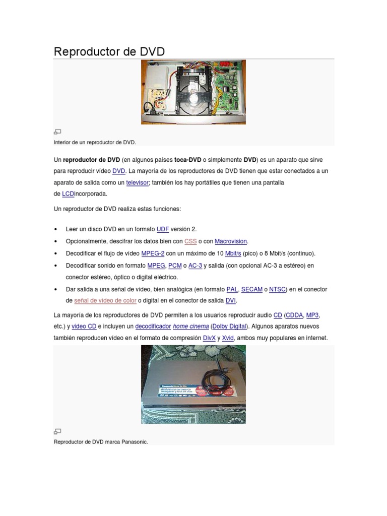 Post/cuanta Memoria Tiene Un Dvd Reproductor de DVD | PDF | Disco duro | Microprocesador