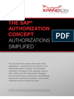 Xpandion the SAP Authorization Concept