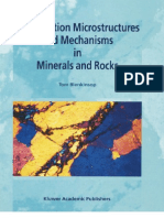 Deformation Microstructures and Mechanisms in Minerals and Rocks