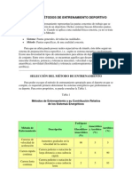 Sistemas de Enternamiento - Tipos