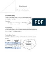 MATHS NOTES Session 1 - Sets of Numbers - HCF - LCM - Place Value