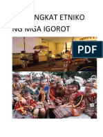 Pangkat Etniko NG Mga Igorot