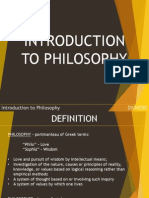 Dichoso Introduction To Philosophy