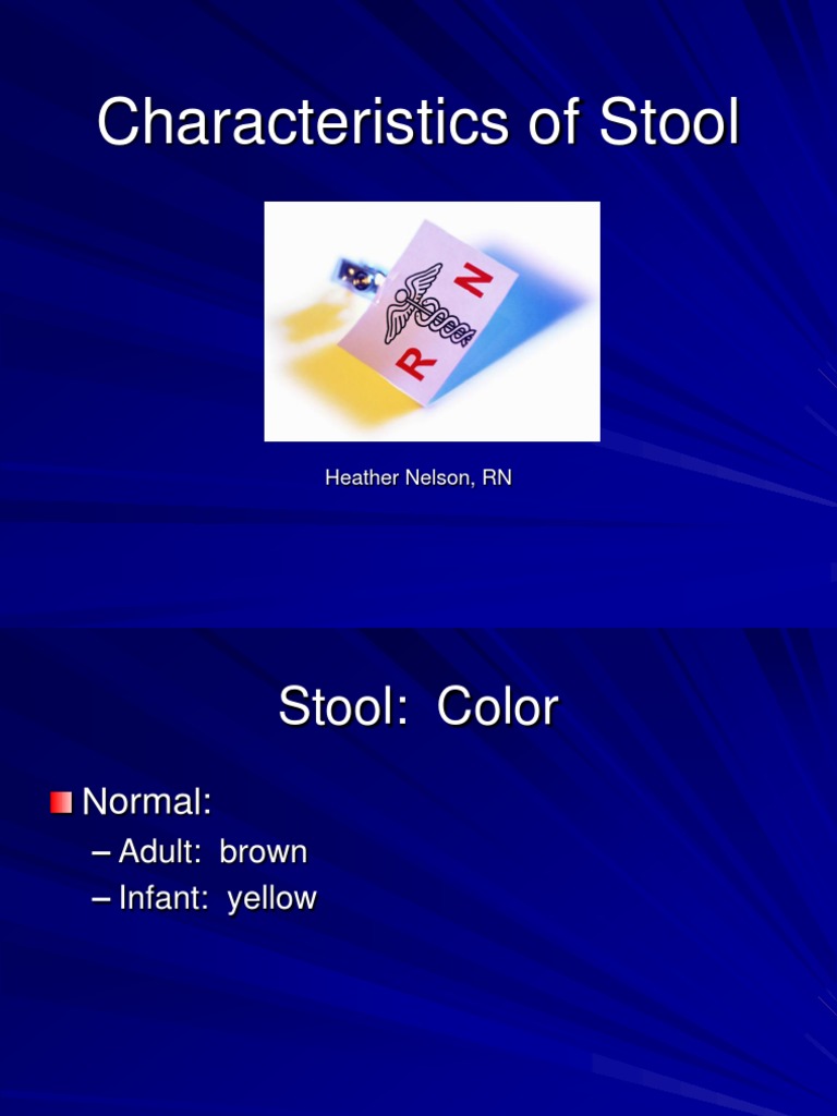 Characteristics of Stool 869 | PDF | Human Feces | Gastrointestinal Tract
