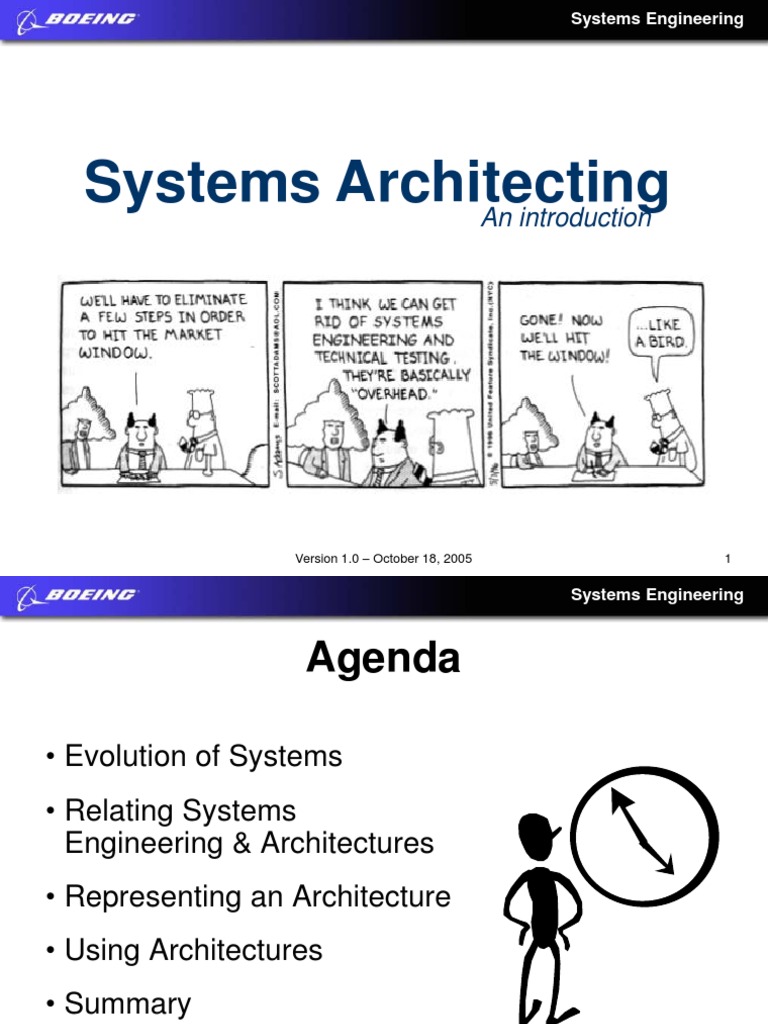Introduction to Systems Architecting | PDF | Systems Engineering ...