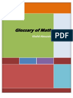 Glossary of Maths