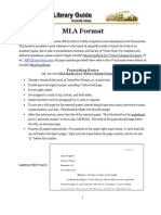 MLA Format PDF