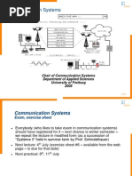 Communication Systems 13: Chair of Communication Systems Department of Applied Sciences University of Freiburg 2008