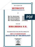 Witricity Certificate.