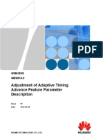 Adjustment of Adaptive Timing Advance (GBSS14.0 - 01)