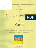 Contes Berbères Du Maroc - E.Laoust 1/2