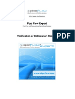 Pipe Flow Expert Results Verification