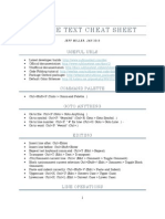 Sublime Text For Windows Cheat Sheet