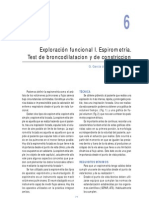 Exploración Funcional I. Espirometría. Test de Broncodilatacion y de Constriccion.