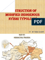 Modified Type of Nyishi Typology, Bamboo Housing in Arunachal Pradesh.