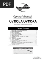 Download Tecumseh OV195EA_OV195XA Engine Manual by Rufus SN15804521 doc pdf