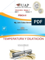 Temperatura y Dilatacion