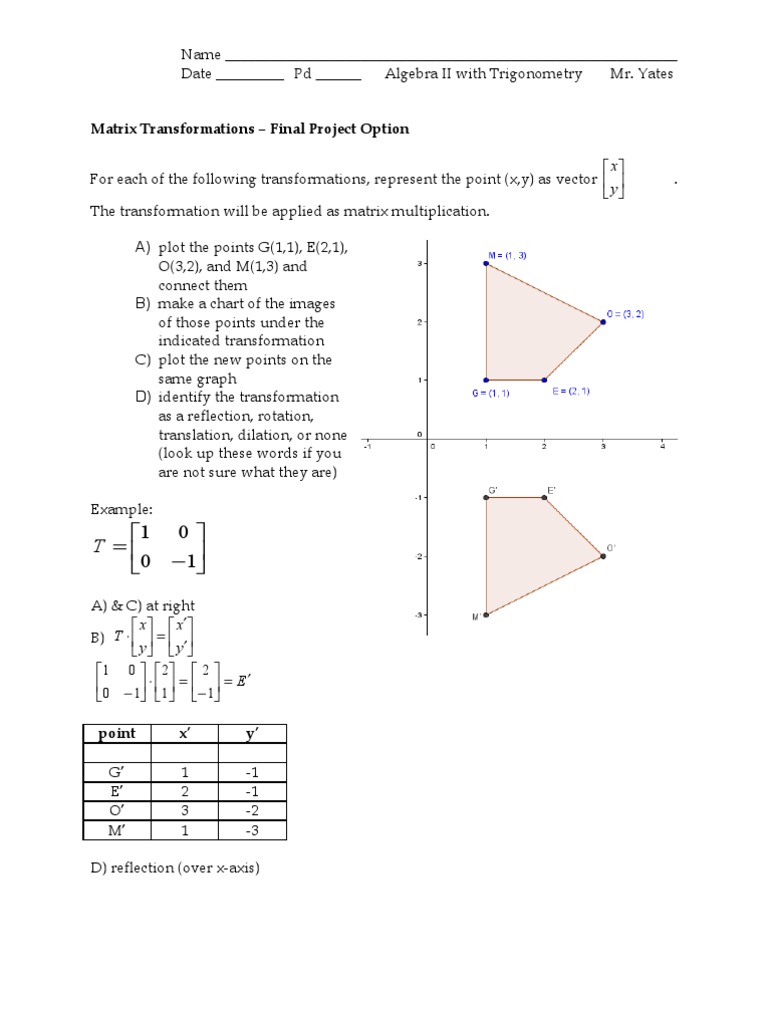 A2T MatrixTransforms | PDF | Matrix (Mathematics) | Cartesian ...