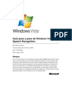 Windows Vista Speech Recognition Step by Step