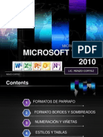 Microsoft Word 2010 Parte II