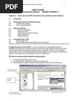 User'S Guide Software/Hardware Module: ADOBE ACROBAT 7