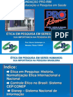 Etica Em Pesquisa Clinica Fundacao Pro Rim