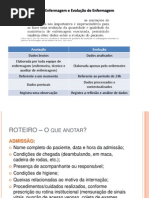 Anotação e Evolução de Enfermagem APURADO