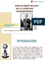 Aportes de César Vallejo en La Literatura Contemporánea