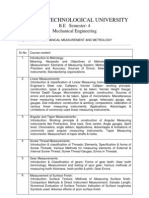Mechanical Measurement and Metrology PDF