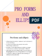 Pro Forms and Ellipsis