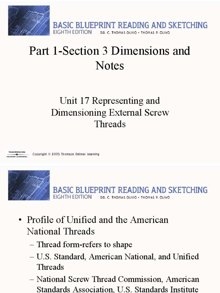 Screw Threads | PDF