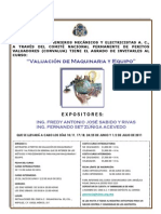 CIME Valuacion de Maqiuinaria y Equipo PDF